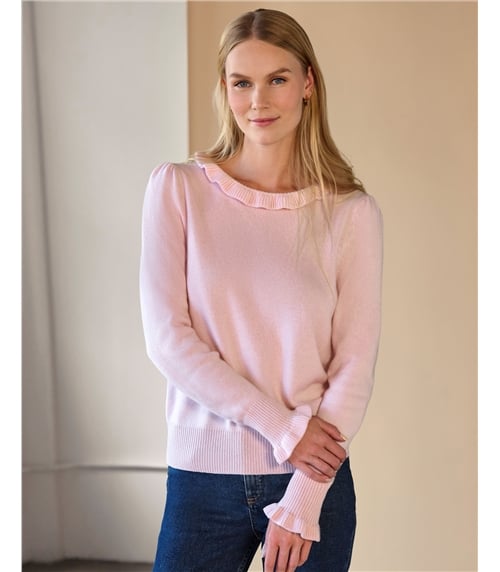 Cashmere Frill Sweater